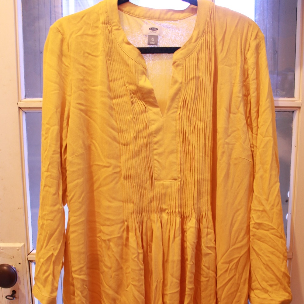 Old Navy Pintuck Swing Dress